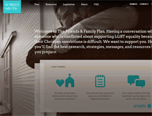 Tablet Screenshot of friendsandfamilyplan.org